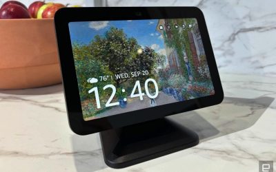 Pick up the 2023 Echo Show 8 with a free smart bulb for 0 in the Amazon Spring Sale
