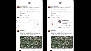 Threads Tests New Side-Swiping UI to Indicate Interest in Posts Displayed In-Feed