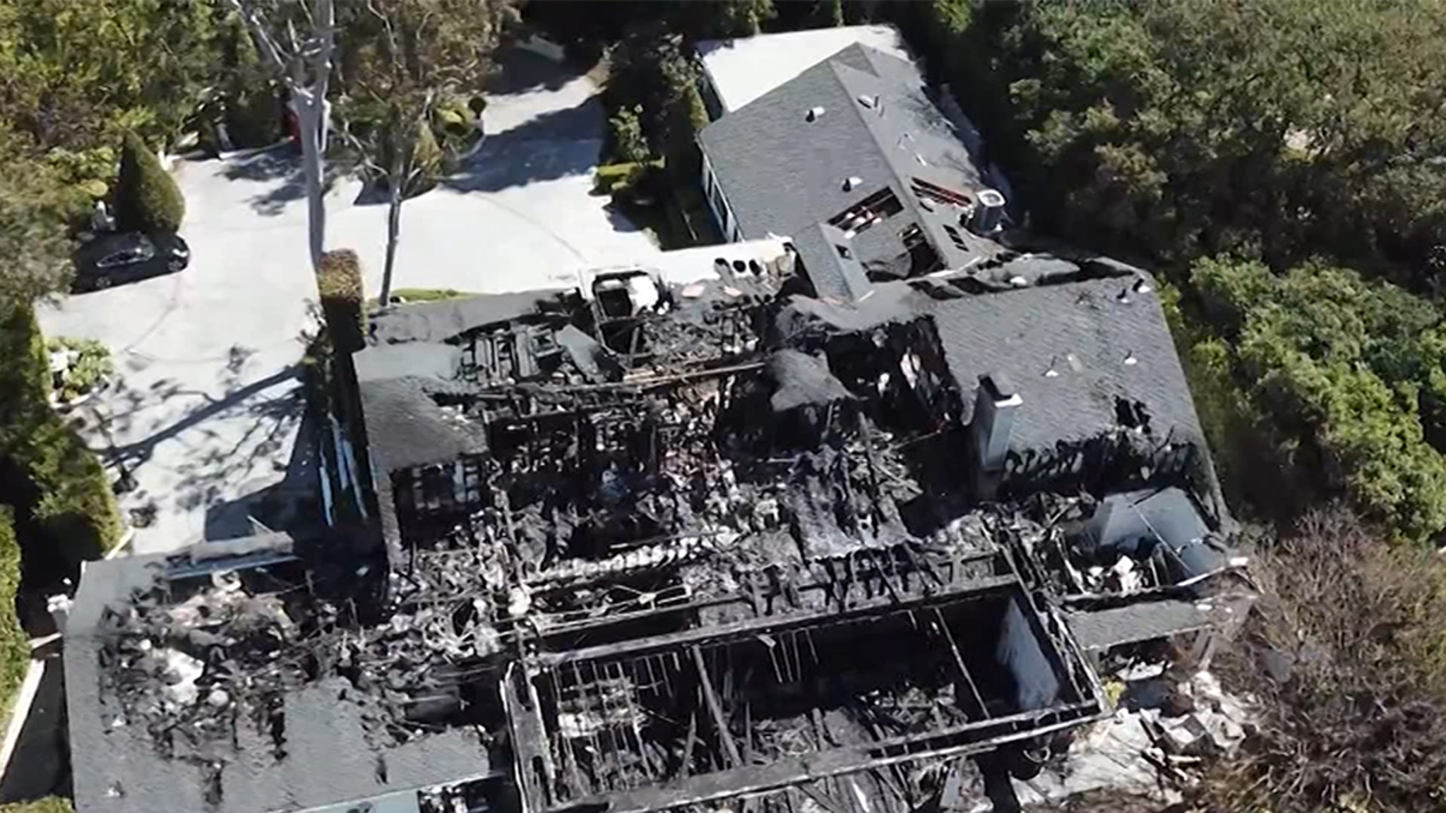 Cara Delevingne’s House in Ruins After Fire, Aerial Shots Show Damage