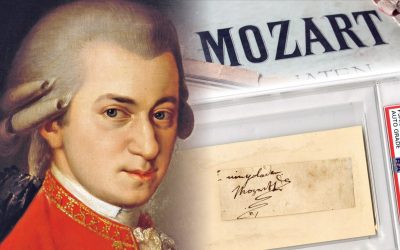 Mozart Signature Up For Auction, Expected To Fetch 0K