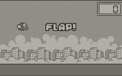 Someone made a Flappy Bird tribute for the Playdate that lets you use the crank to fly