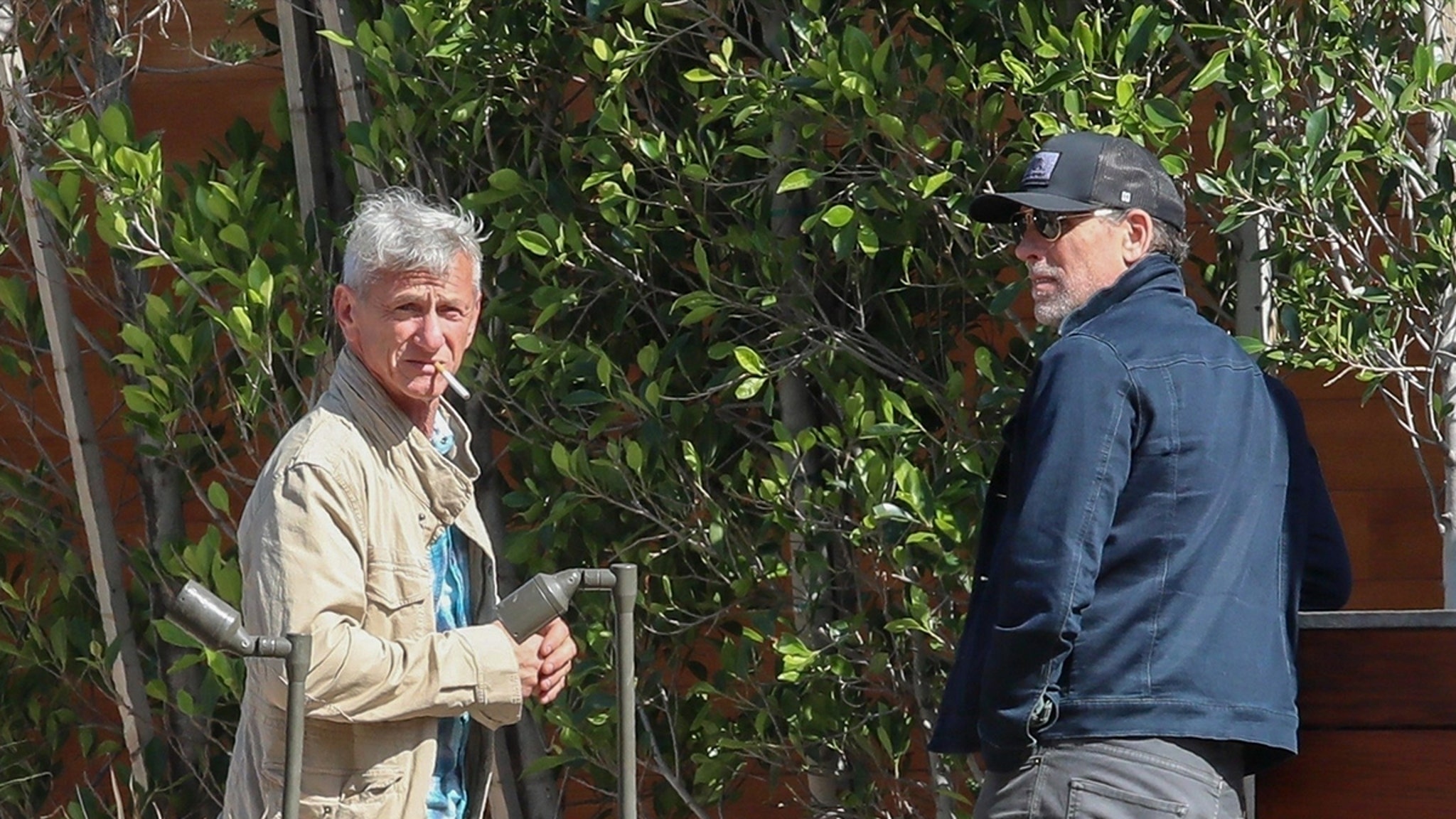 Sean Penn Hangs Out with Hunter Biden in Malibu Amid New Documentary