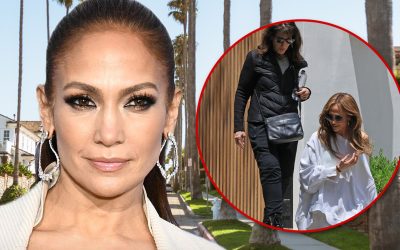 Jennifer Lopez Goes House Hunting in L.A. with Friend, No Ben in Sight