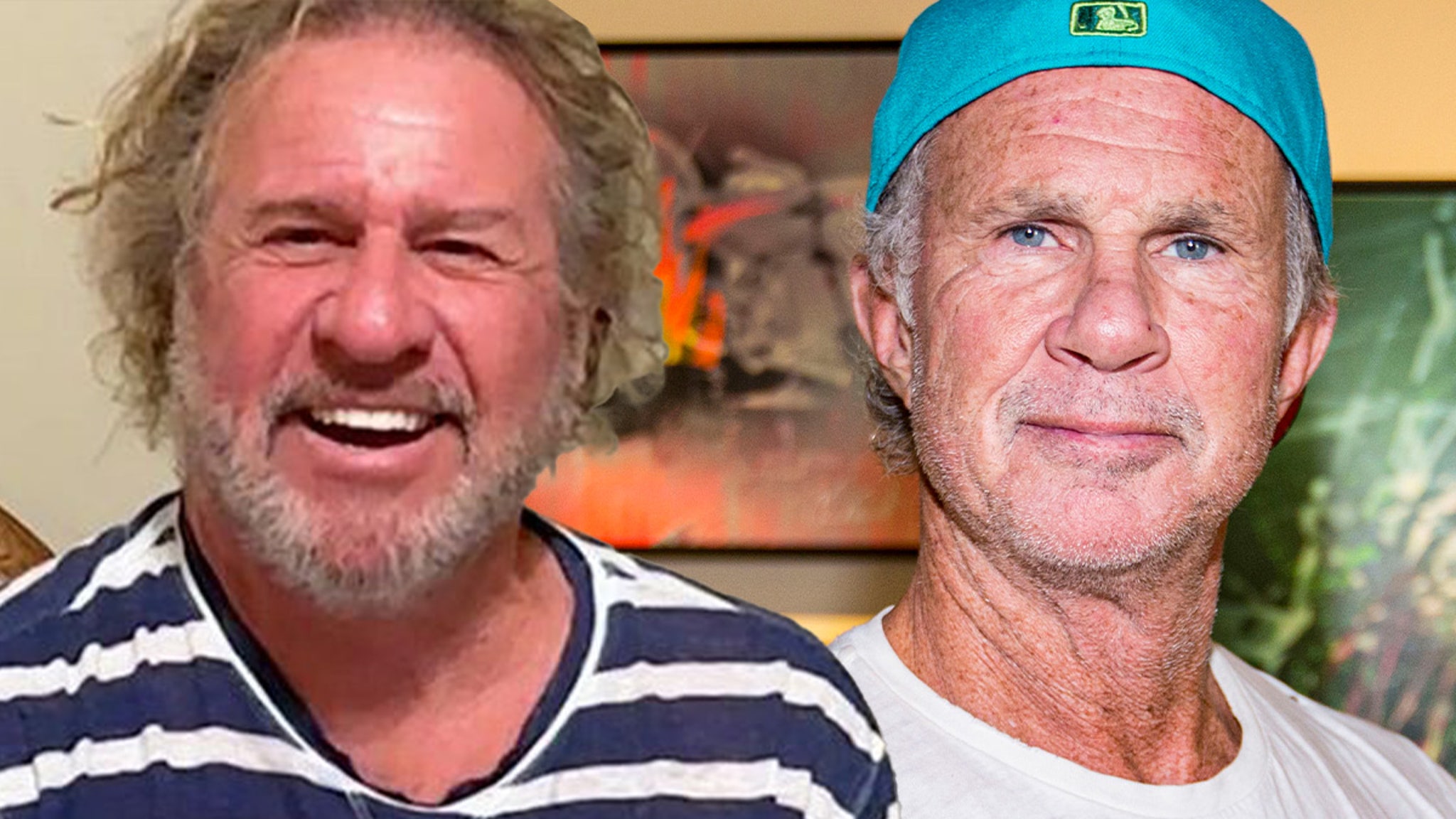 Sammy Hagar Surprised By Chad Smith At Hollywood Walk of Fame Ceremony