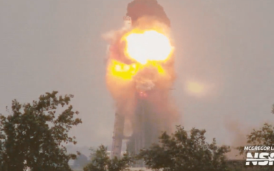 Botched SpaceX Engine Test Results in Spectacular Fireball