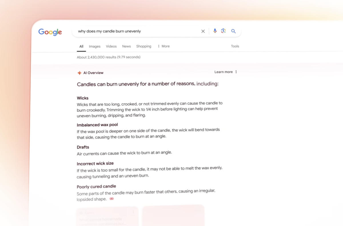 Google is putting more restrictions on AI Overviews after it told people to put glue on pizza