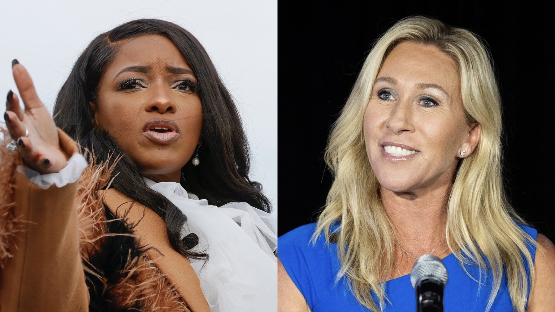 Jasmine Crockett Reacts Marjorie Taylor Greene Comment (Video)