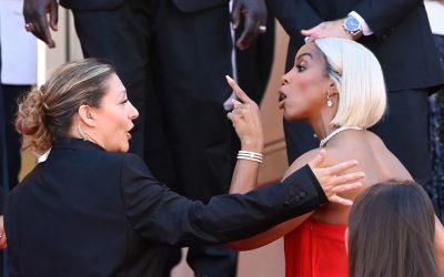 Kelly Rowland Appears to Pop Off on Cannes Security Guard on Red Carpet