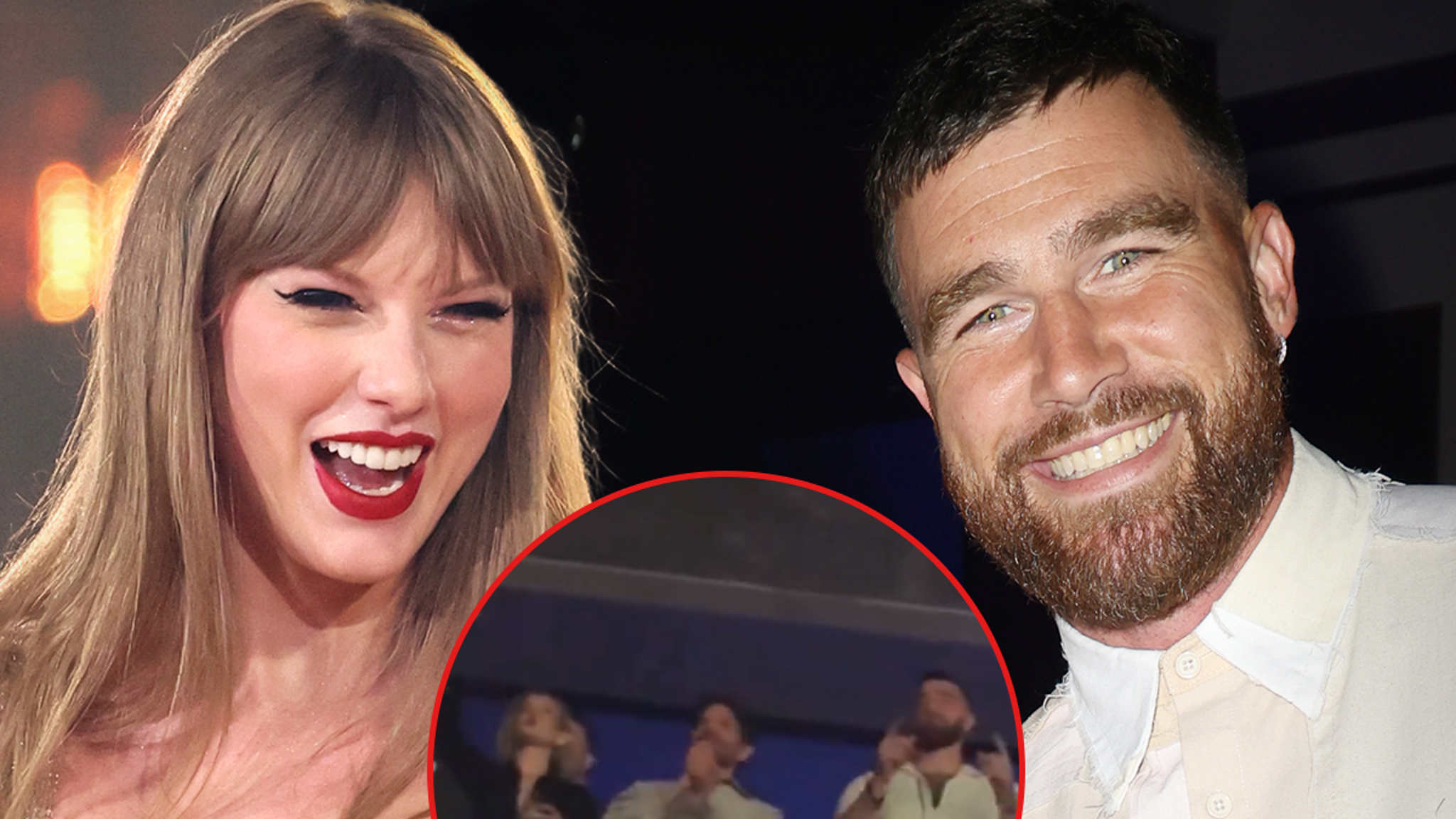 Travis Kelce Attends Taylor Swift’s ‘Eras’ Tour Show with Gigi Hadid, Bradley Cooper