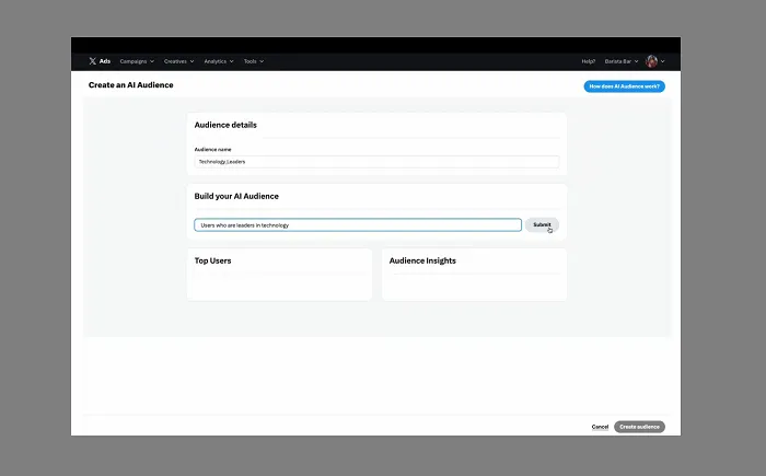 X Will Soon Enable Advertisers to Create Ad Audiences with AI