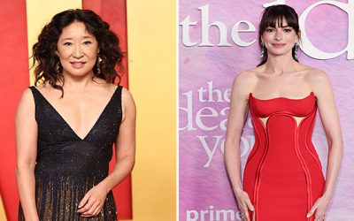 Sandra Oh Recreates ‘Princess Diaries’ Phone Scene With Anne Hathaway – Hollywood Life