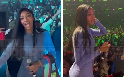 Angel Reese Stuns In Booty Shorts At ‘Wild ‘N Out’ Taping