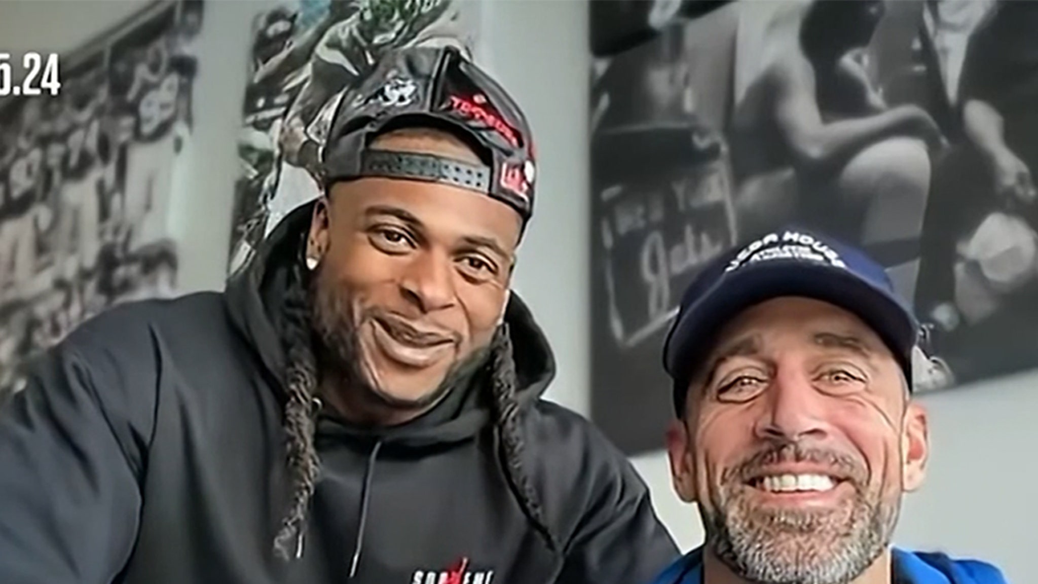 Davante Adams Crashes Aaron Rodgers’ Interview After Jets Trade
