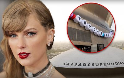 New Orleans Decks Out Superdome With Giant Friendship Bracelet for Taylor Swift Tour
