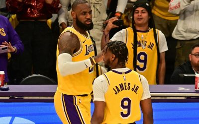 LeBron & Bronny James Make History, First Father-Son Duo To Share Court
