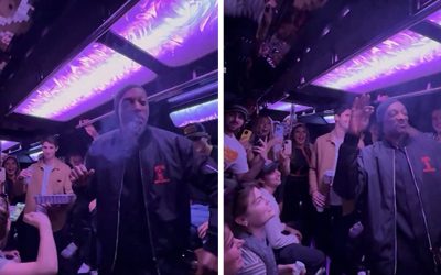 Snoop Dogg Surprises Fans on Random Party Bus, Dances & Smokes