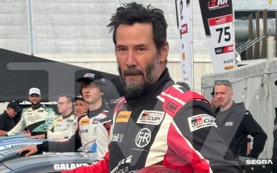 Keanu Reeves Looks Like a Badass Readying for Pro Auto Racing Debut