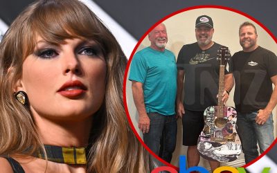 Taylor Swift Smashed Guitar For Sale on eBay