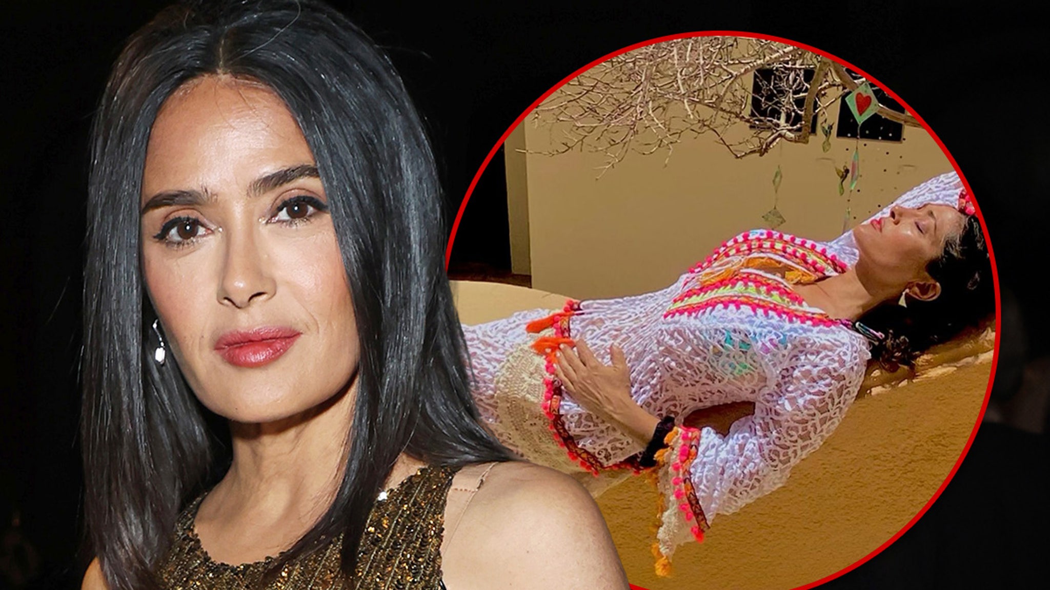 Salma Hayek Stuns In New Photos, Gets Love From Lauren Sanchez