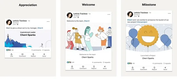 Celebratory Post Templates Retired by LinkedIn