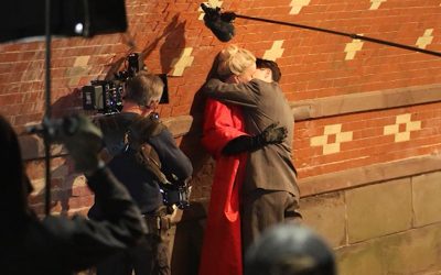 Gwyneth Paltrow, Timothée Chalamet Embrace in Passionate Kiss on Movie Set
