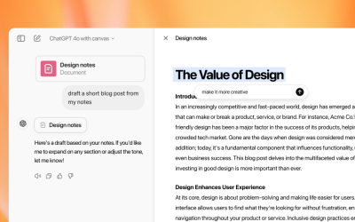 ChatGPT unveils major redesign with new ‘Canvas’ interface for writers and coders