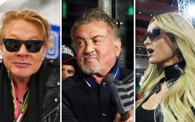 Las Vegas Grand Prix: Sly, Paris, Axl, and Celeb Sightings