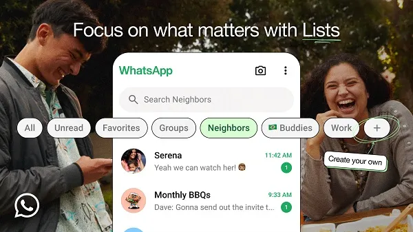Custom Chat Lists on WhatsApp Enhance Conversation Management