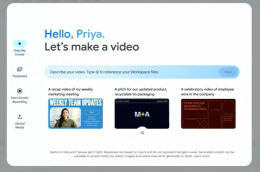 Google’s Vids AI Video Maker Launches for Workspace Users