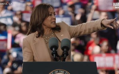 Medics Directed by Kamala Harris at Rally Crowd