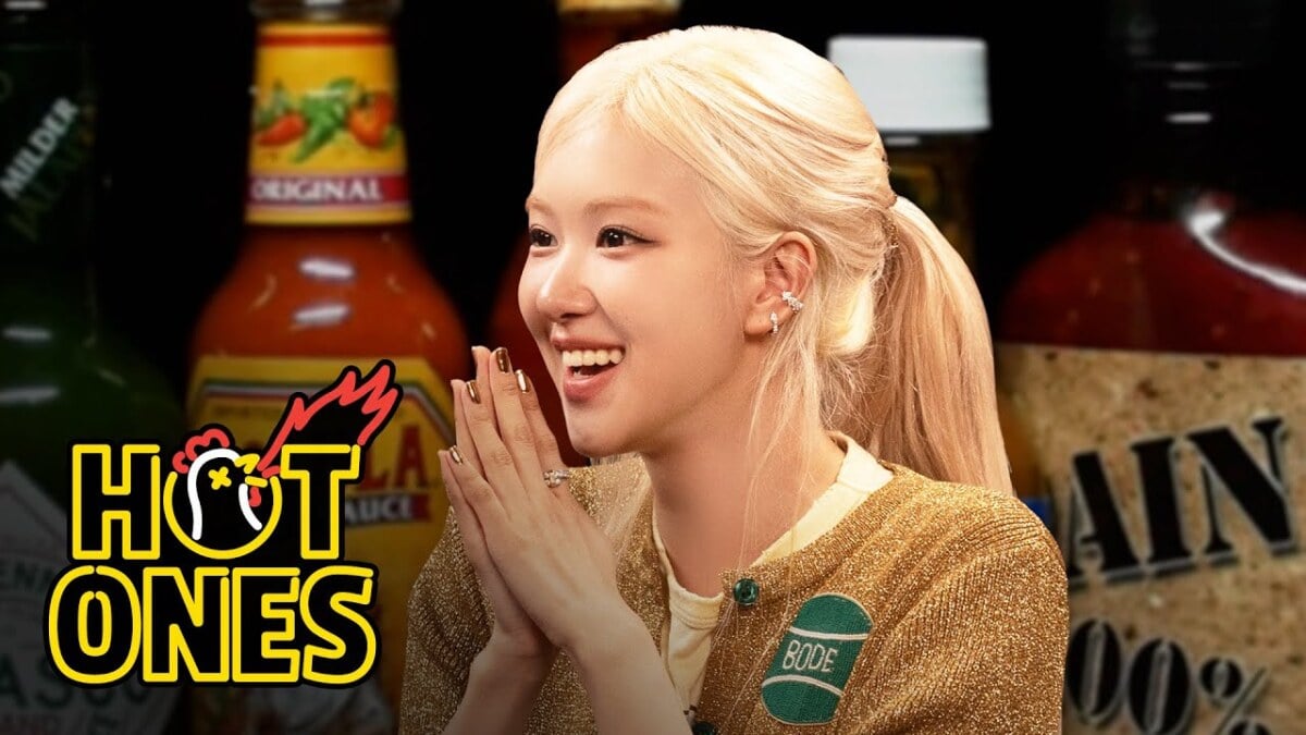 ROSÉ from Blackpink Plays Drinking Games on ‘Hot Ones’