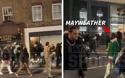 Anti-Israel Protesters Confront Floyd Mayweather in London