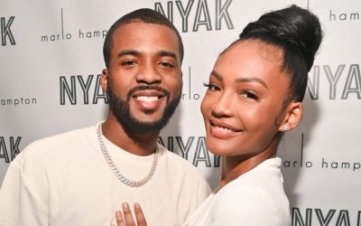 Baby No. 2 Announcement by Falynn Pina and Jaylan Banks at Wedding