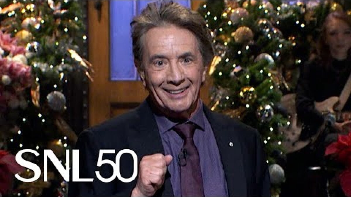 Holiday Joy and Roasts: Martin Short’s Musical SNL Monologue