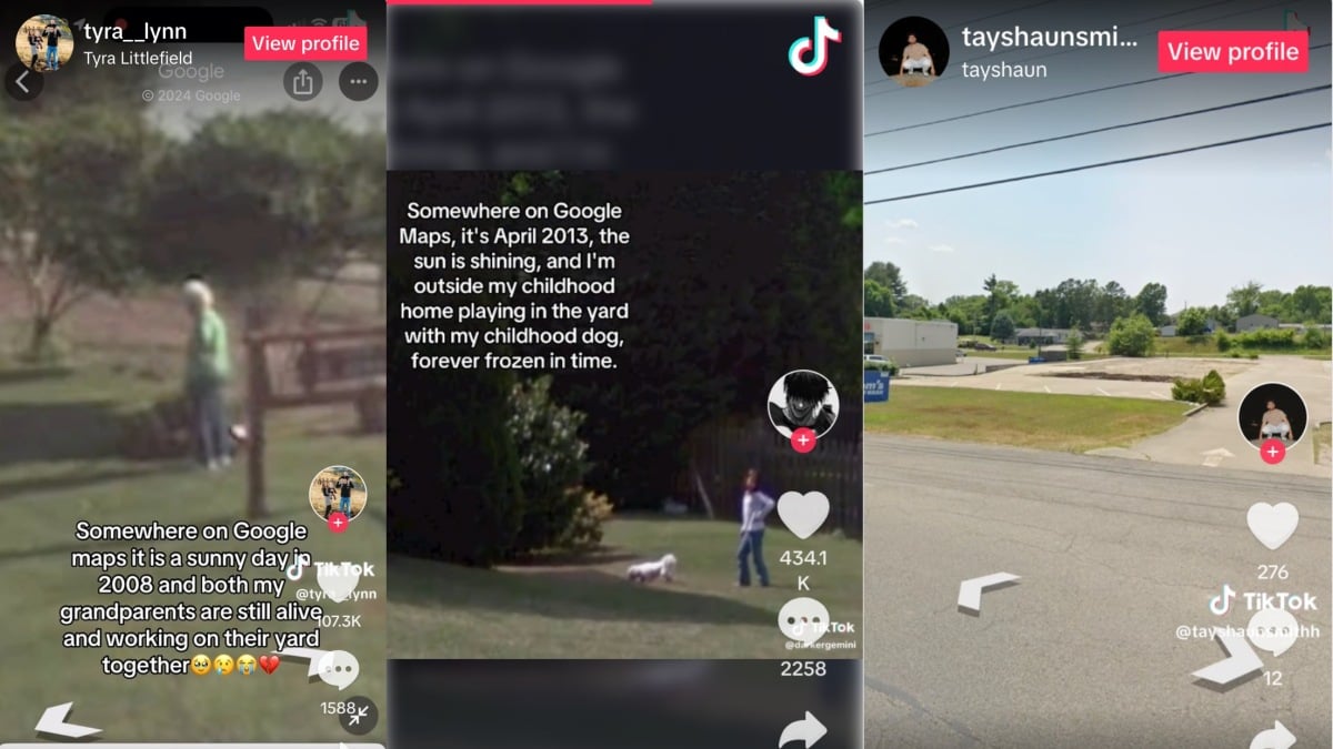 Google Street View Becomes a Nostalgic Time Machine for TikTokkers