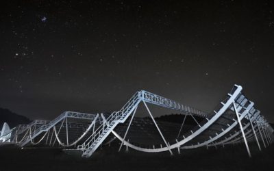 Radio Bursts Linked to an Ancient, Dying Galaxy’s Edge