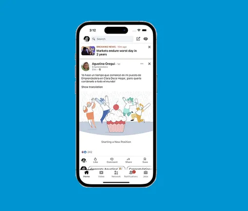 News Banner Test Expanded by LinkedIn Above Main Feed