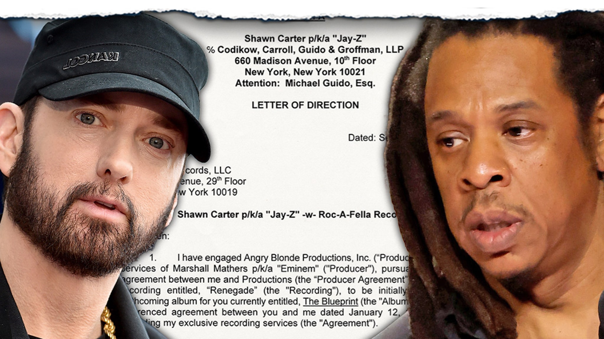Renegade Contract of Jay-Z & Eminem Up for Auction