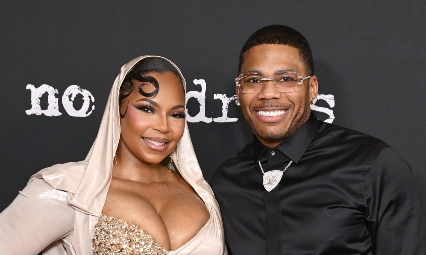 Nelly Responds to Media’s Red Carpet Kiss Request for Ashanti