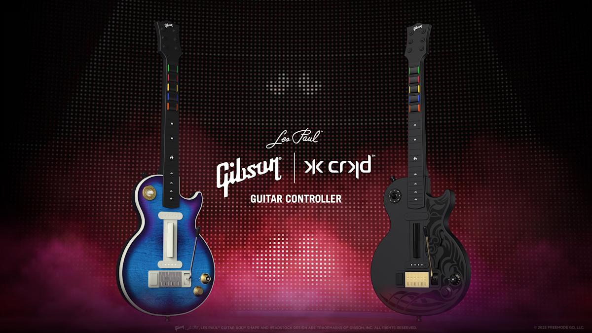 Guitar Controllers Created by CRKD and Gibson Collaboration