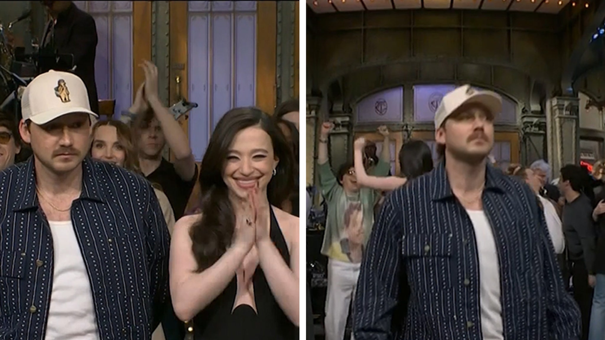 Morgan Wallen Walks Off Stage During ‘SNL’ End Credits