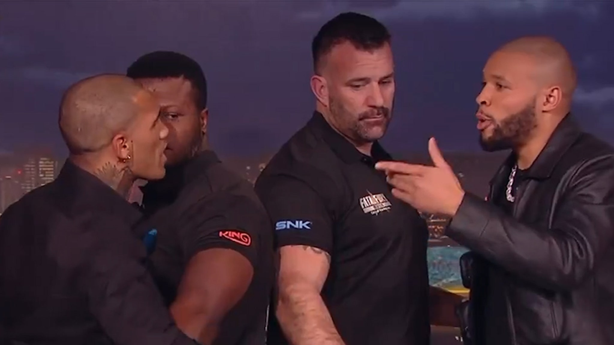 Chris Eubank Jr. and Connor Benn Nearly Clash on Piers Morgan