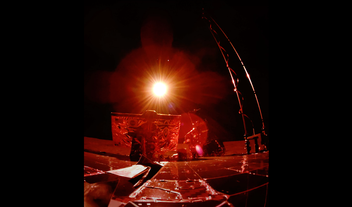Firefly’s Blue Ghost Lander Shines Red During Solar Eclipse