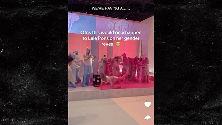 Lele Pons Falls During Gender Reveal Video Event