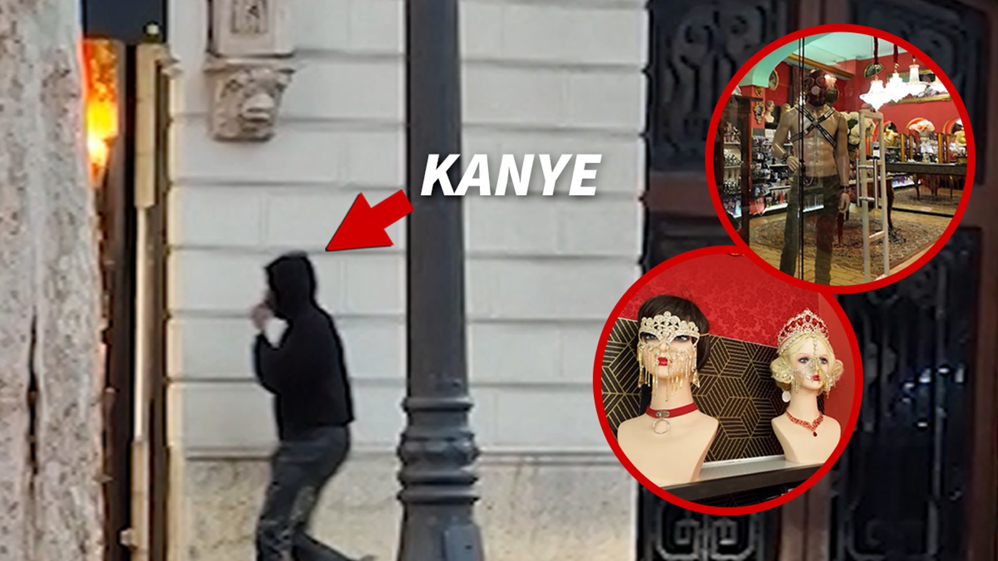 Kanye West Visits Spain Sex Store After Reunion with Bianca Censori