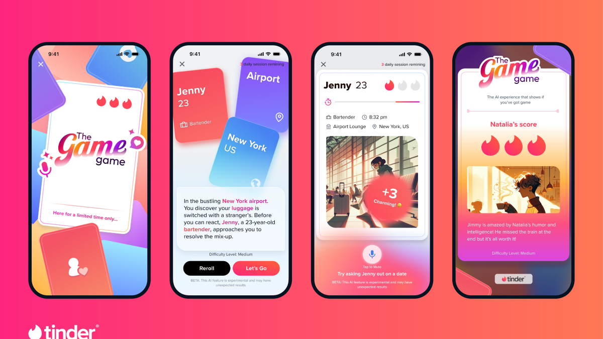 Tinder and OpenAI’s New Game Enhances Flirting Skills