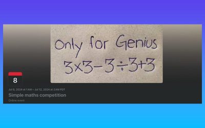 Fake Facebook Event: Math Problem Tops Engagement for 6 Months