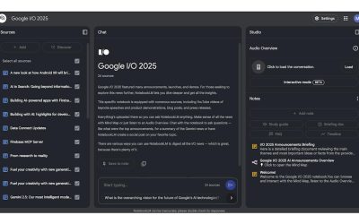 NotebookLM Upgrades Highlighted at Google I/O 2025