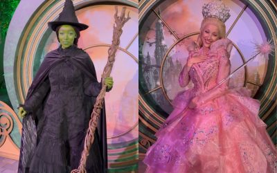 Elphaba and Glinda at Universal Studios Hollywood’s Mega Summer Event