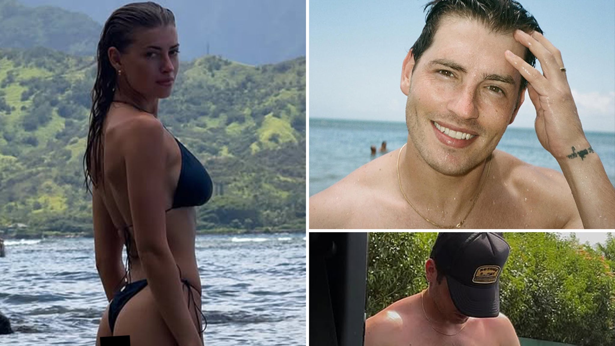 Gregg Sulkin and Model Freya Tidy Sizzle in Hawaii